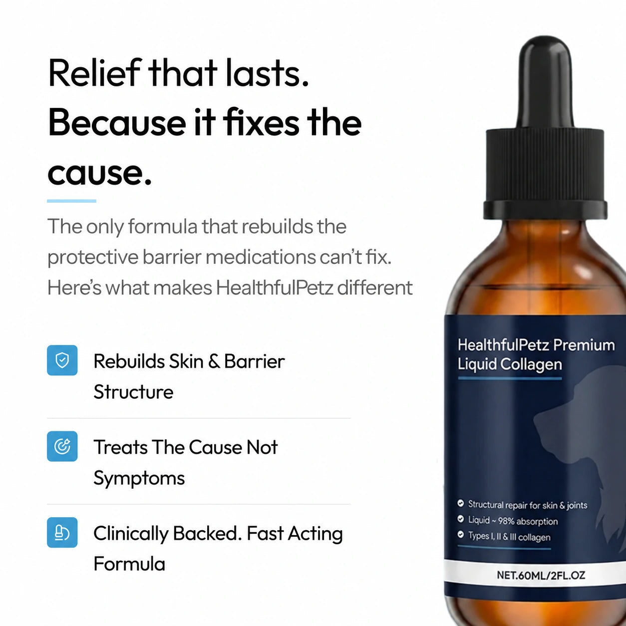 How HealthfulPetz liquid collagen works